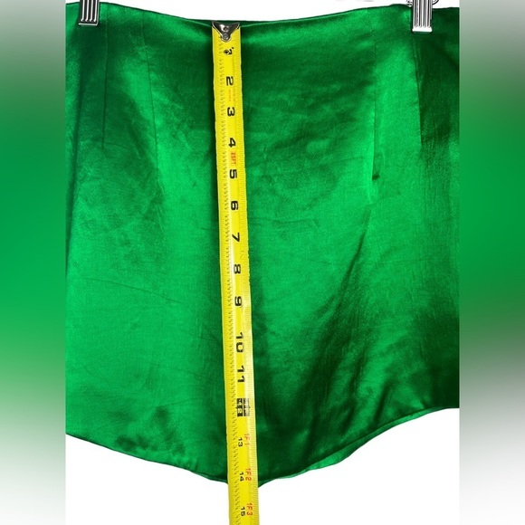 Zara Green Skirt | Size: Large - Picture 6 of 8
